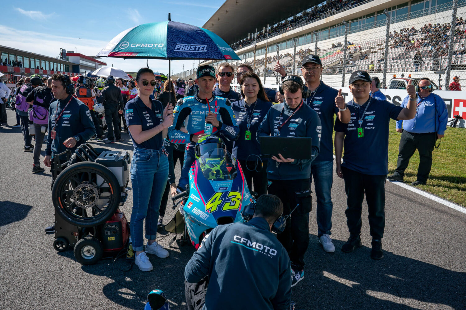 Team Moto3 CFMOTO Racing PrüstelGP Starting Grid