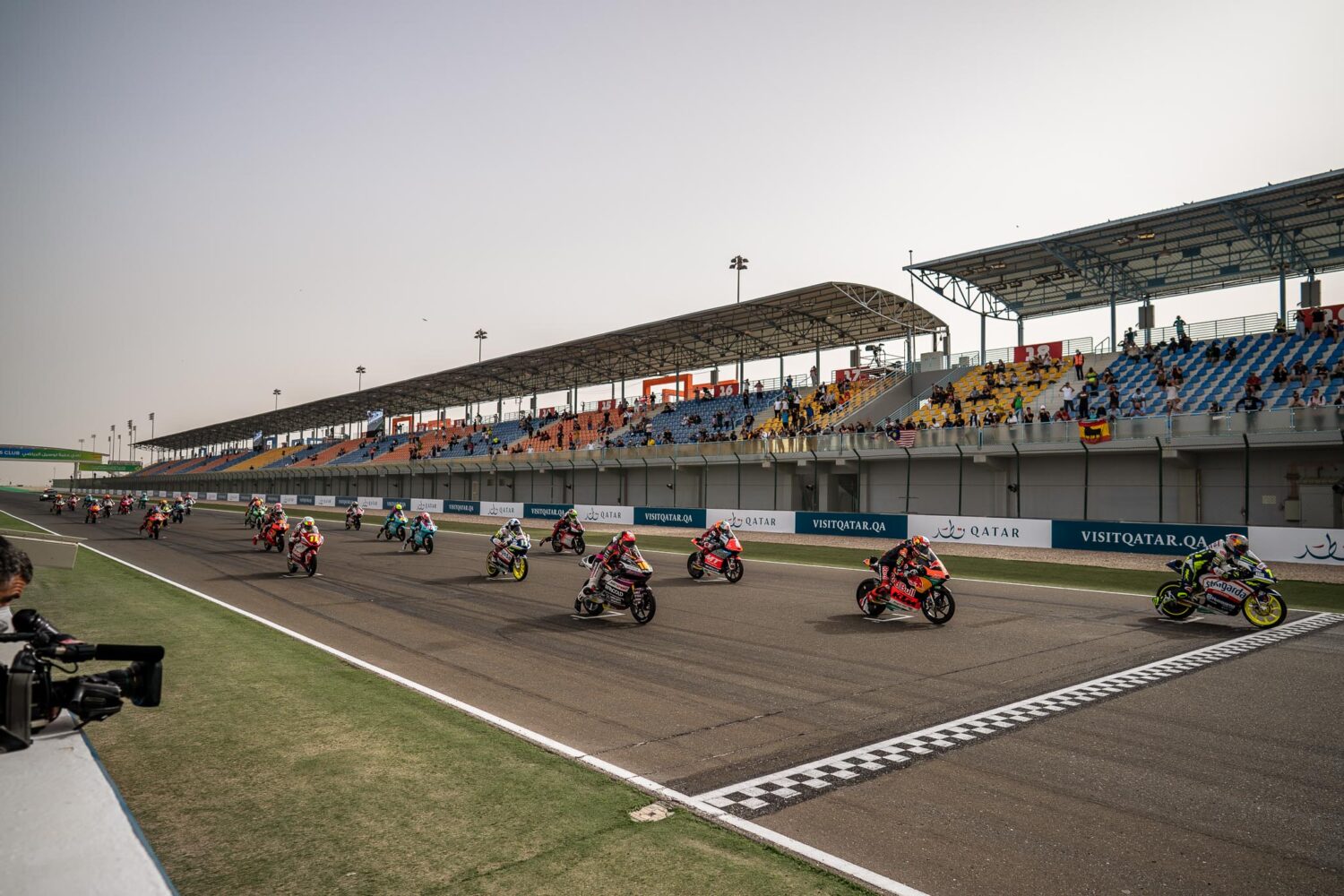 Startfeld Moto3 WM-Lauf Katar