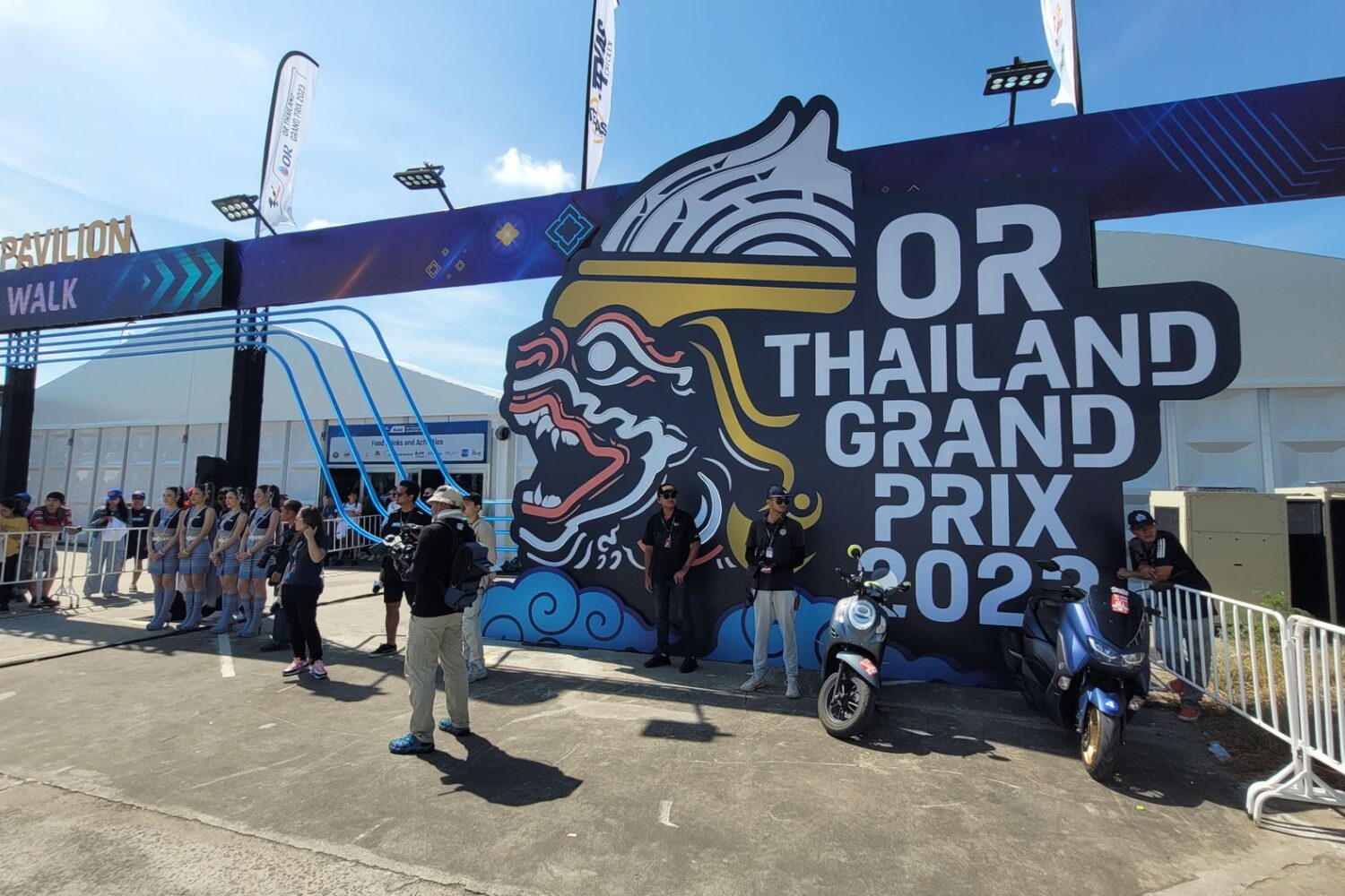 Paddock, Fahrerlager, MotoGP™, Motorrad, WM, GP, Thailand, Buriram, Chang International Circuit, Hero Walk, 2023